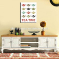 Tea Time Canvas Art for Wall / Wholesale Vintage Décoration Peinture / Roll Canvas Printing Dropship